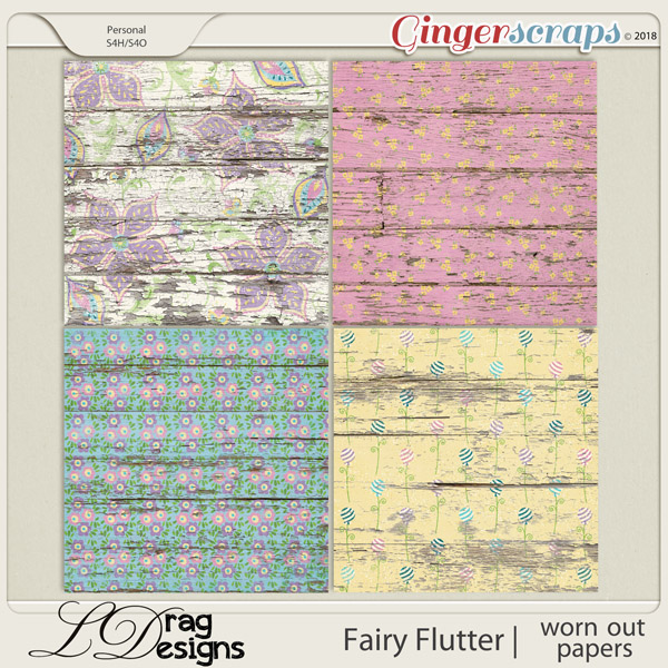 Fairy Flutter: Worn Out Papers by LDragDesigns