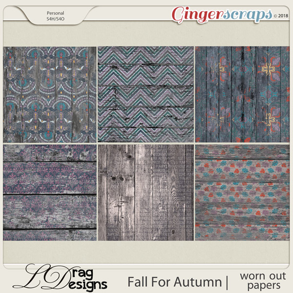 Fall For Autumn: Worn Out Papers by LDrag Designs