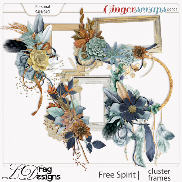 Free Spirit: Cluster Frames by LDragDesigns