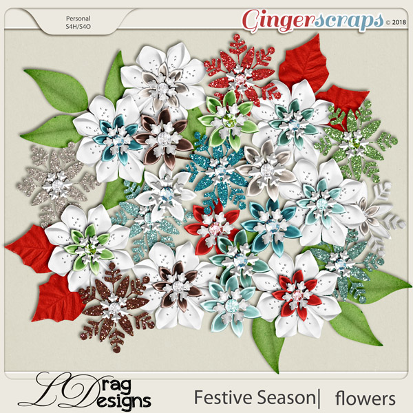 Festive Season: Flowers by LDragDesigns