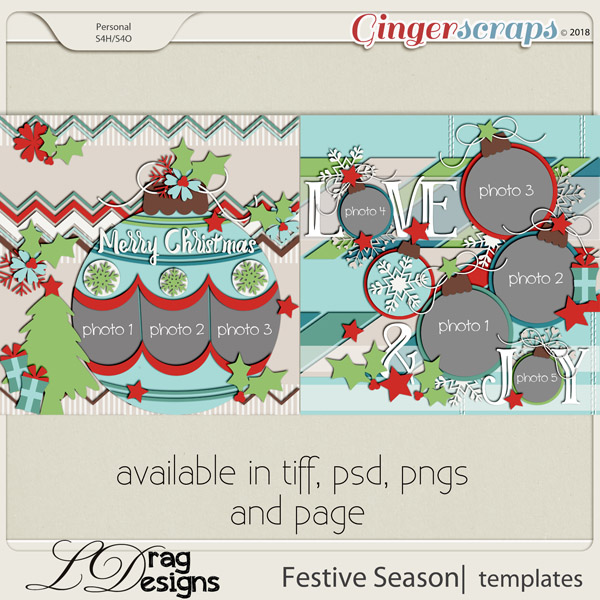 Festive Season: Templates by LDragDesigns