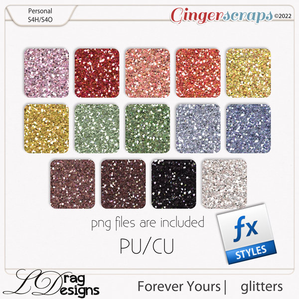 Forever Yours: Glitterstyles by LDragDesigns