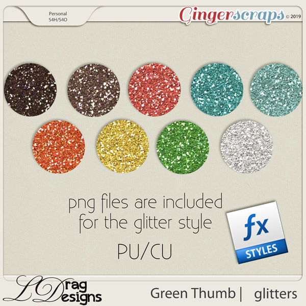 Green Thumb: Glitterstyles by LDragDesigns
