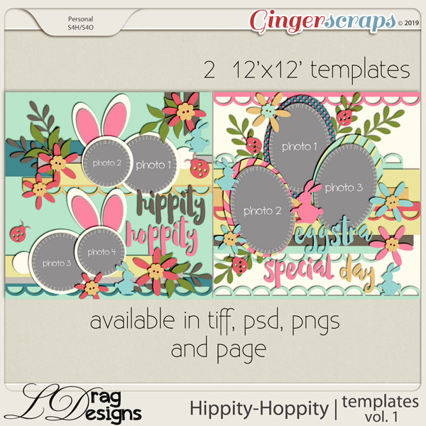 Hippity Hoppity: Templates Vol. 1 by LDragDesigns