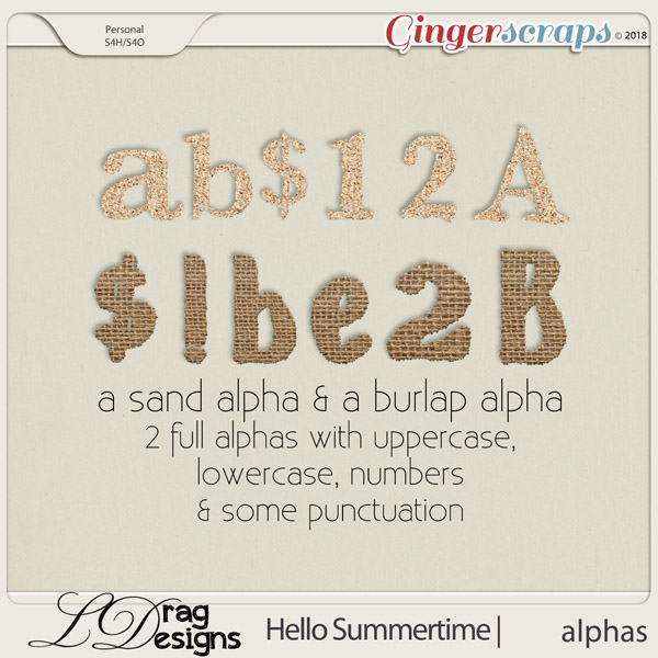 Hello Summertime: Alphas by LDragDesigns