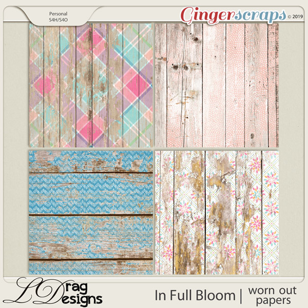 In Full Bloom: Worn Out Papers by LDragDesigns