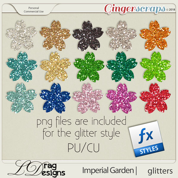 Imperial Garden: Glitterstyles by LDragDesigns