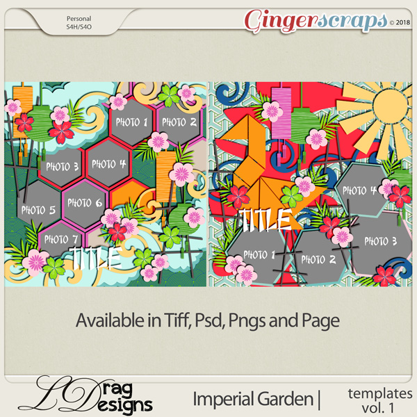 Imperial Garden: Templates Vol. 1 by LDragDesigns