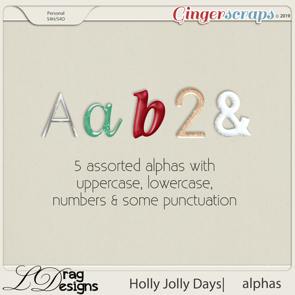 Holly Jolly Days: Alphas by LDragDesigns