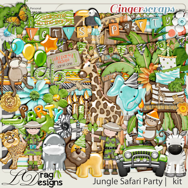 Jungle Safari Party by LDragDesigns