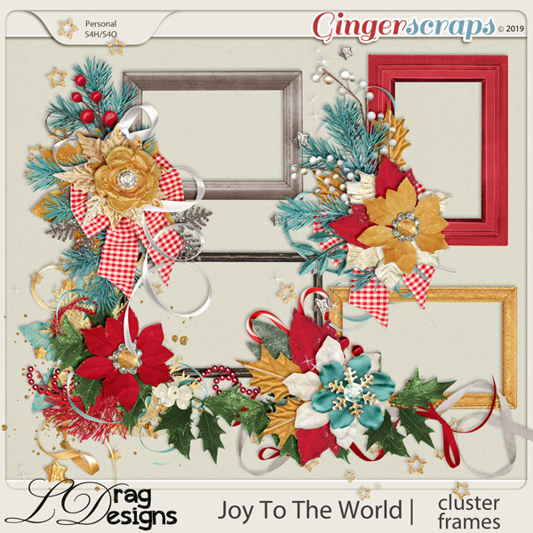 Joy To The World: Cluster Frames by LDragDesigns