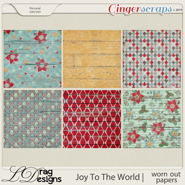 Joy To The World: Worn Out Papers by LDragDesigns