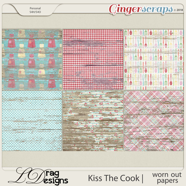 Kiss The Cook: Worn Out Papers by LDragDesigns