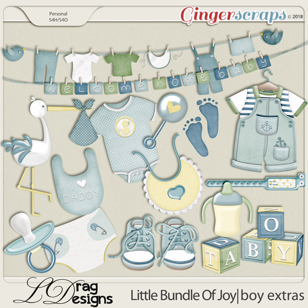 Little Bundle Of Joy: Boy Extras by LDragDesigns