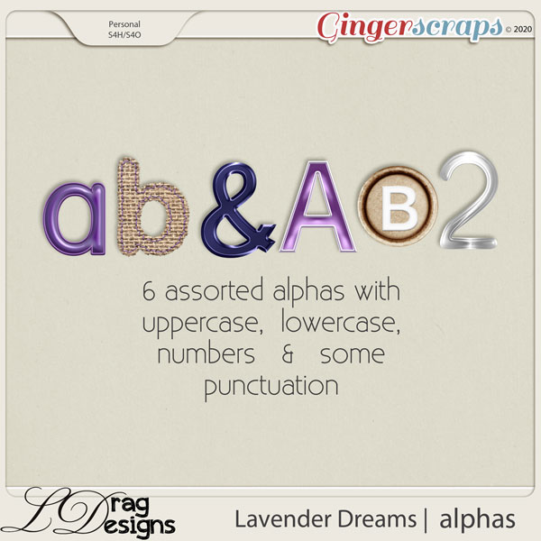 Lavender Dreams: Alphas by LDragDesigns