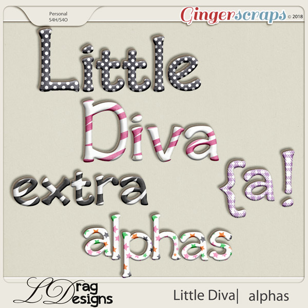 Little Diva: Extra Alphas by LDragDesigns