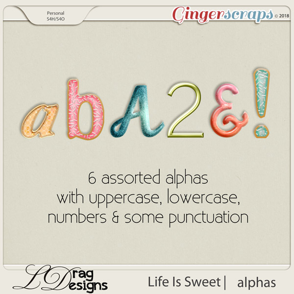 Life Is Sweet: Alphas by LDrag Designs