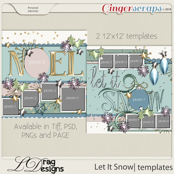 Let It Snow: Templates by LDragDesigns