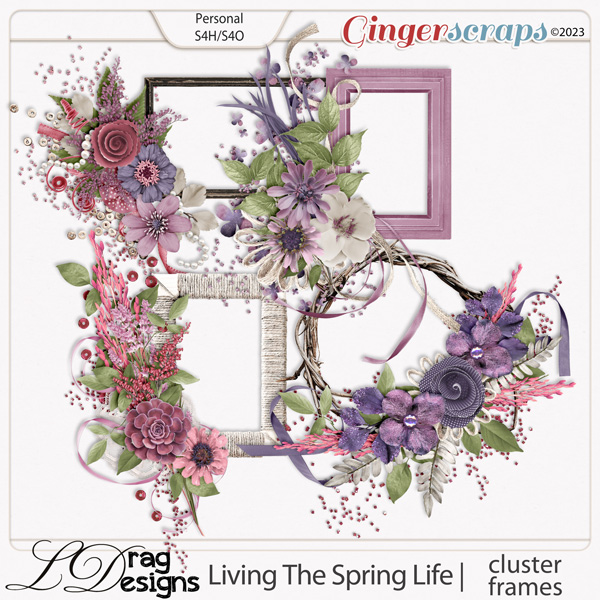 Living The Spring Life: Cluster Frames by LDragDesigns