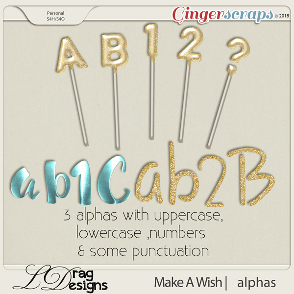 Make A Wish: Alphas by LDrag Designs