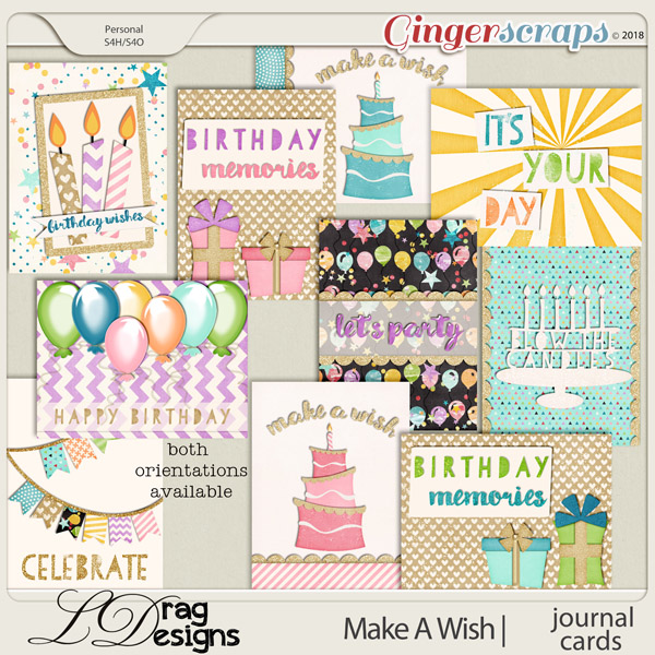 Make A Wish: Journal Cards by LDrag Designs