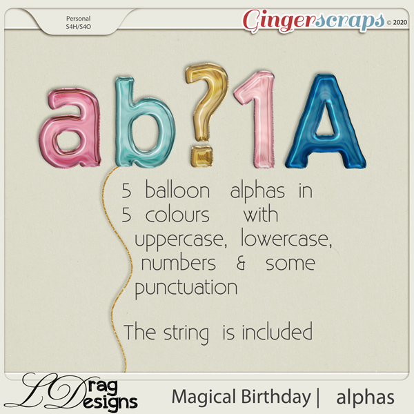 Magical Birthday: Alphas by LDragDesigns