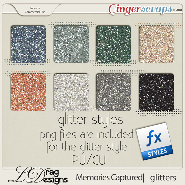 Memories Captured: Glitterstyles by LDragDesigns