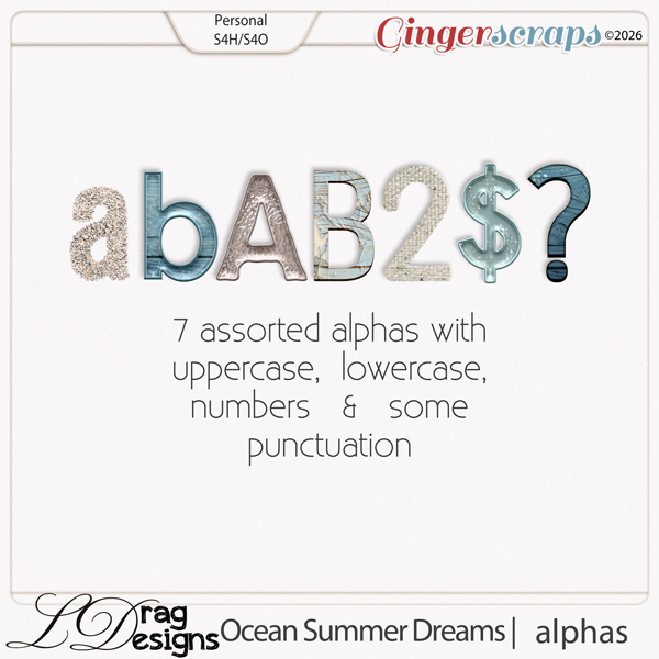 Ocean Summer Dreams: Alphas by LDragDesigns