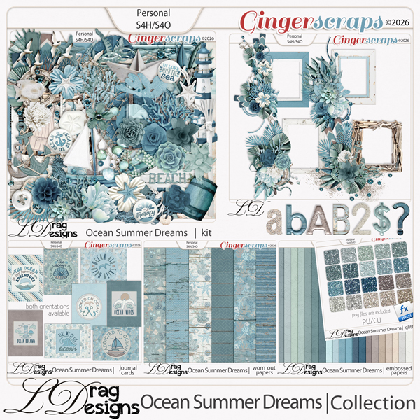 Ocean Summer Dreams: The Collection by LDragDesigns
