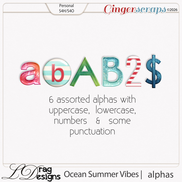 Ocean Summer Vibes : Alphas by LDragDesigns