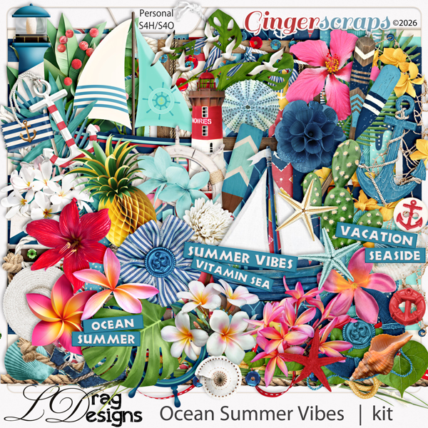 Ocean Summer Vibes by LDragDesigns