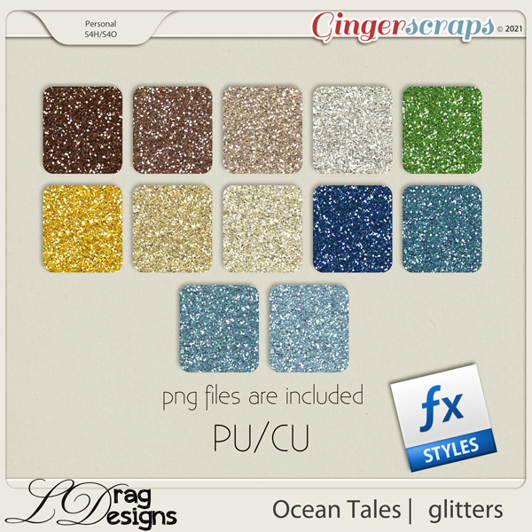 Ocean Tales: Glitterstyles by LDragDesigns