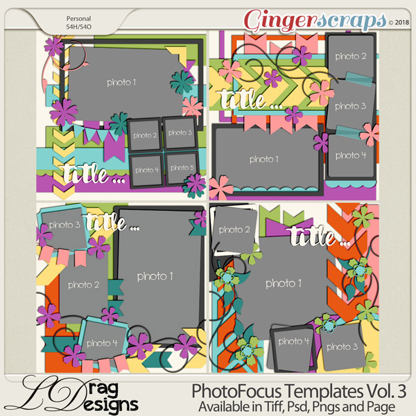 Photo Focus Templates Vol. 3 by LDragDesigns