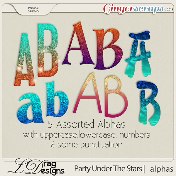 Party Under The Stars: Alphas by LDragDesigns