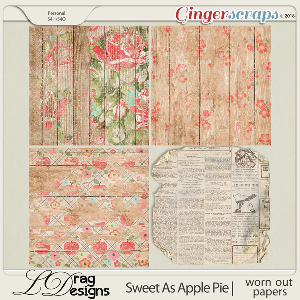 Sweet As Apple Pie: Worn Out Papers by LDragDesigns