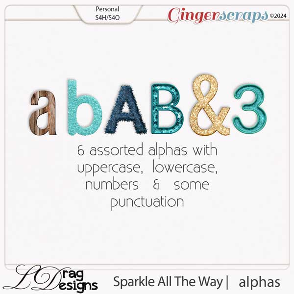 Sparkle All The Way: Alphas by LDragDesigns