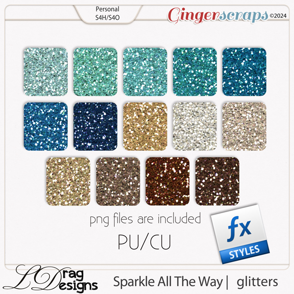 Sparkle All The Way: Glittersyles by LDragDesigns