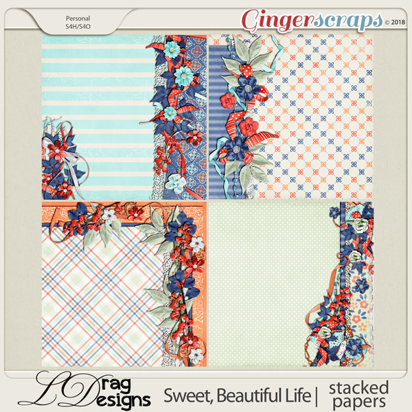 Sweet, Beautiful Life: Stacked Papers by LDragDesigns