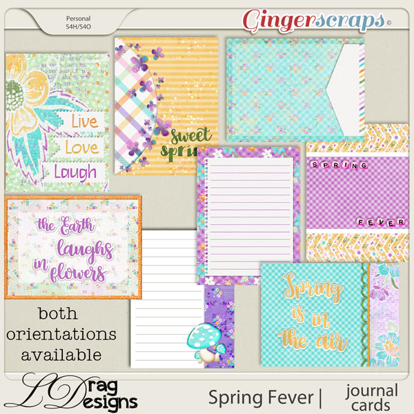 Spring Fever: Journal Cards by LDragDesigns