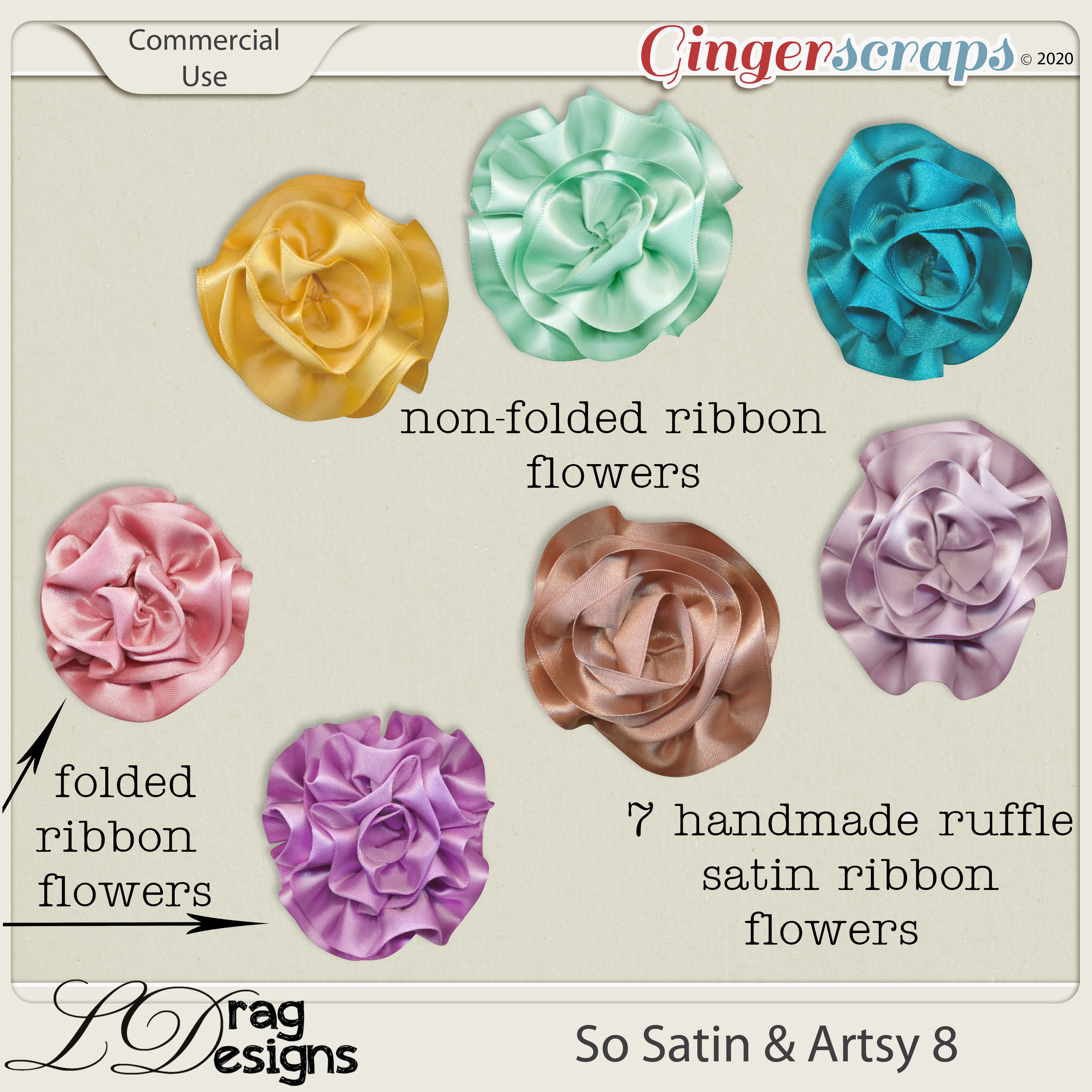 So Satin & Artsy 8 CU by LDragDesigns