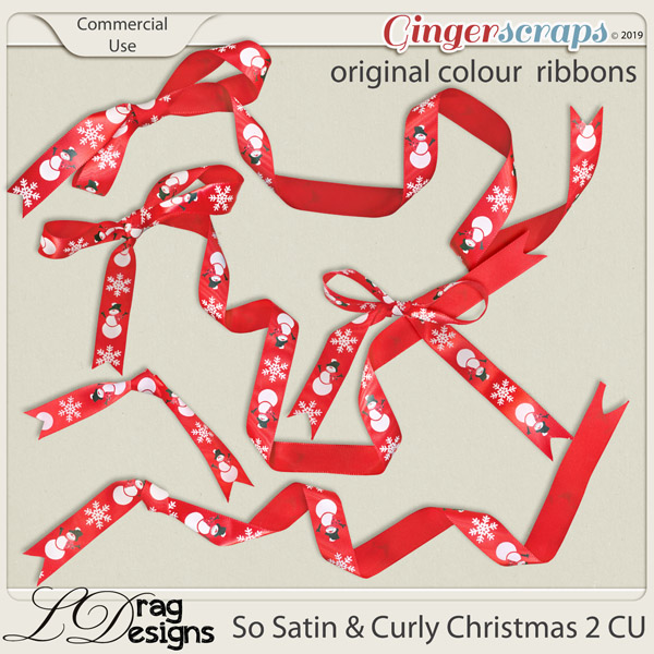 So Satin & Curly Christmas 2 CU by LDragDesigns