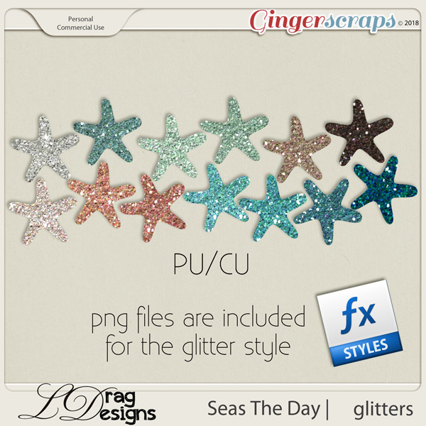 Seas The Day: Glitterstyles by LDrag Designs