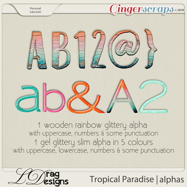 Tropical Paradise: Alphas by LDragDesigns