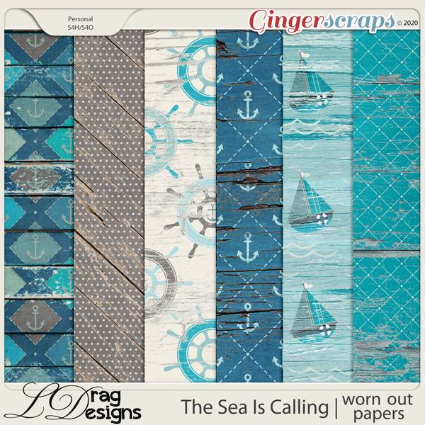 The Sea Is Calling: Worn Out Papers by LDragDesigns