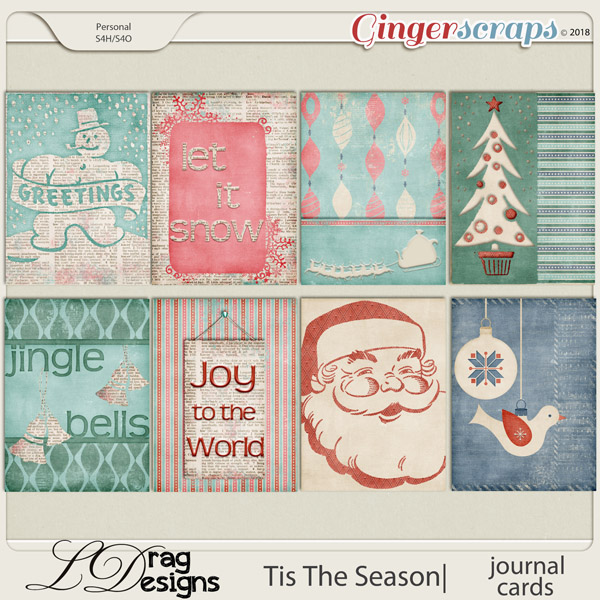 Tis The Season: Journal Cards by LDragDesigns