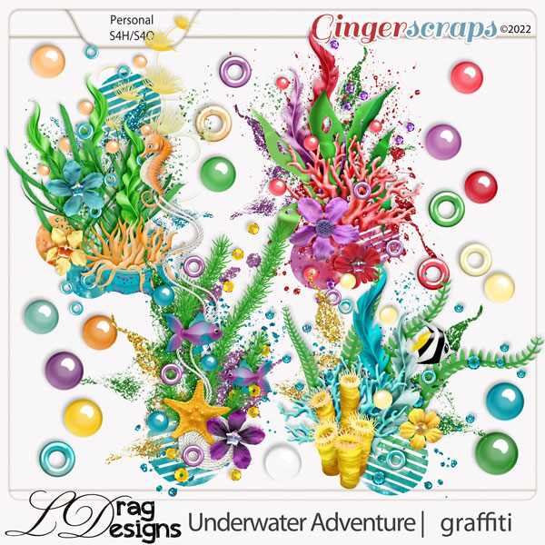 Underwater Adventure: Graffiti by LDragDesigns