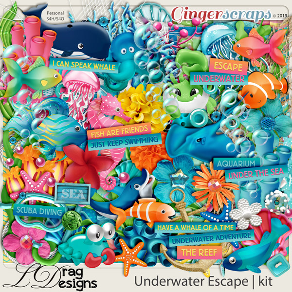 Underwater Escape by LDragDesigns