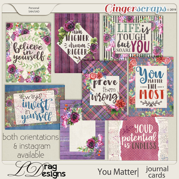 You Matter: Journal Cards by LDragDesigns