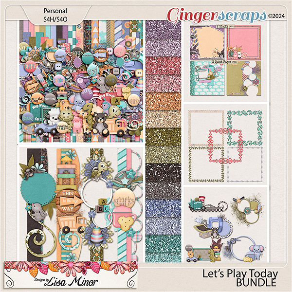 Let's Play Today BUNDLE from Designs by Lisa Minor