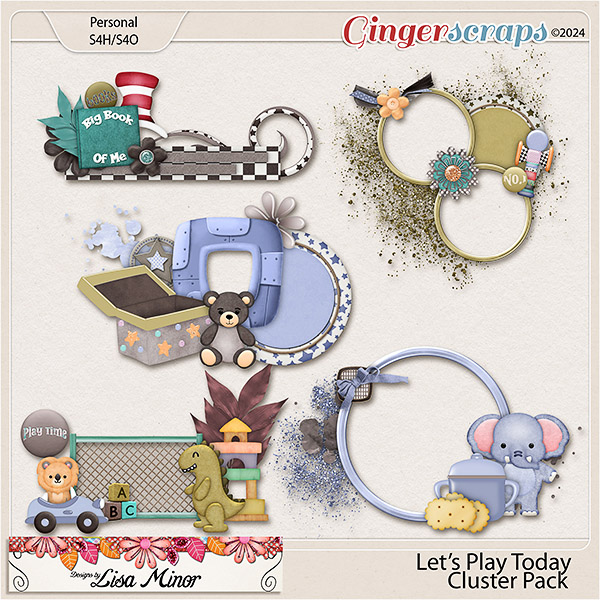 Let's Play Today Cluster Pack from Designs by Lisa Minor